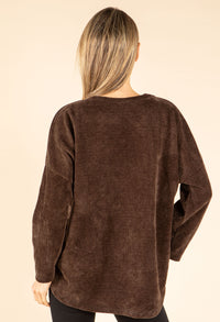 Soft Touch Leopard Detail Jumper