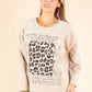 Soft Touch Leopard Detail Jumper