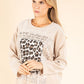 Soft Touch Leopard Detail Jumper