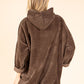 Diamante Soft Touch Longline Hoodie