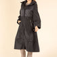 Longline Quilted Rain Coat