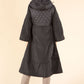 Longline Quilted Rain Coat