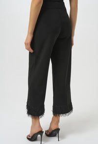 High-waisted Fringe Trousers