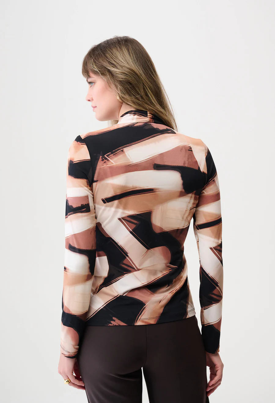 Printed Wrap Style Top