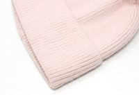 Ribbed Knit Pom Pom Beanie