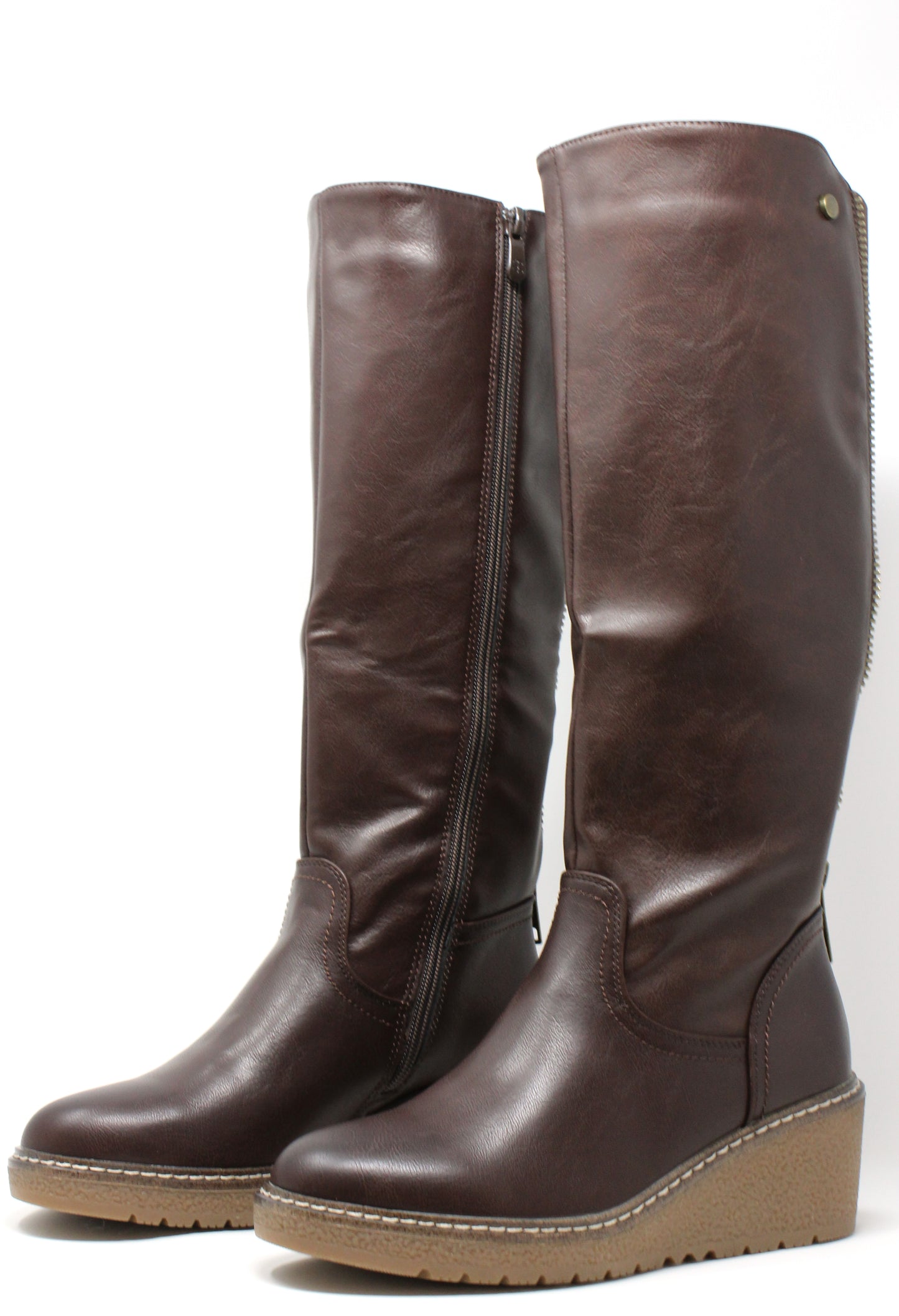 Zip Knee High Boot