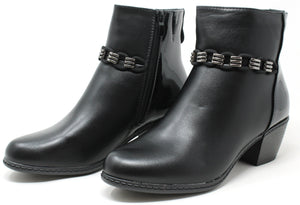 Loop Chain Ankle Boot