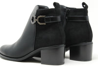 Diamante Buckle Ankle Boot