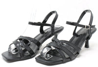 Metallic Snake Design Heel