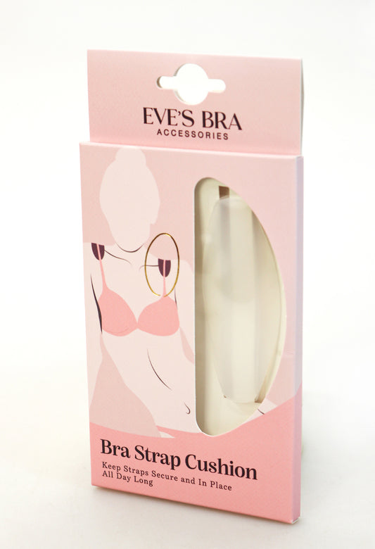 Eve's Bra Accessories Bra Strap Cushion packaging on a white background