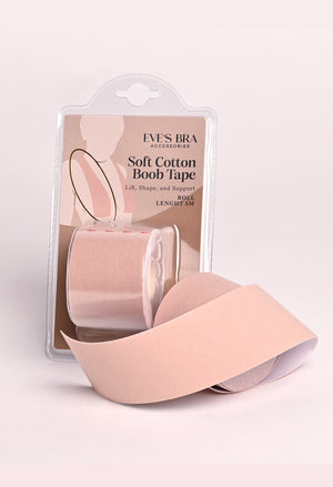 Soft cotton boob tape