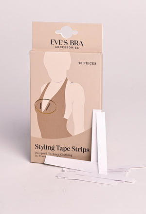 Styling tape strips