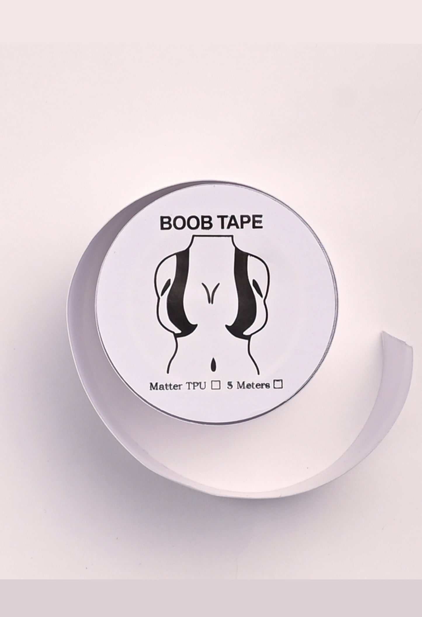 Clear boob tape