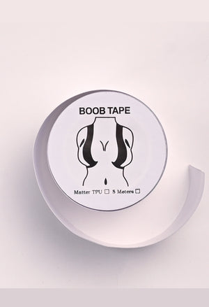 Clear boob tape