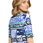 Floral And Stripe Rib Top