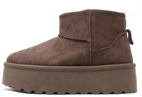 Faux Fur Lined Platform Boot