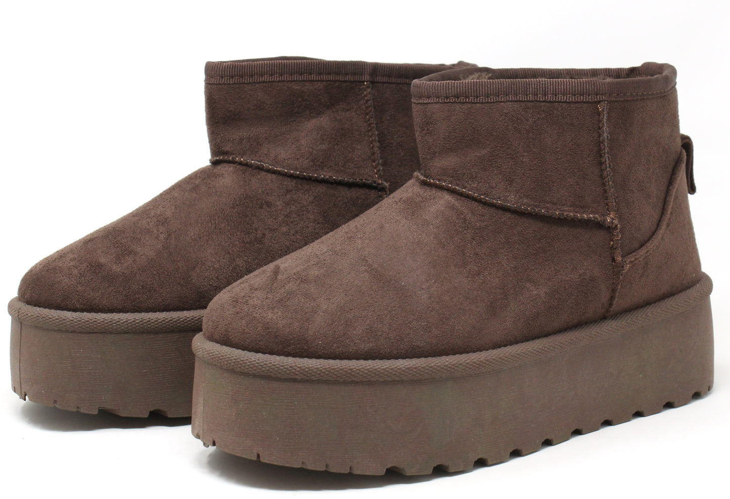 Faux Fur Lined Platform Boot