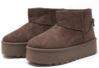 Faux Fur Lined Platform Boot