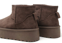 Faux Fur Lined Platform Boot