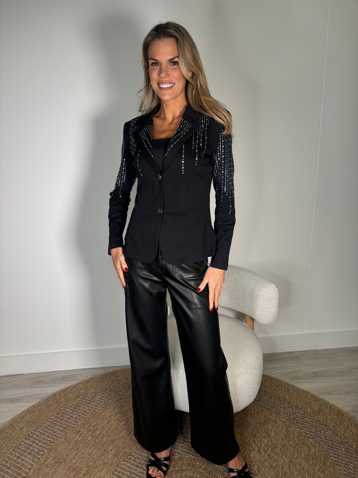 Diamante Detail Blazer