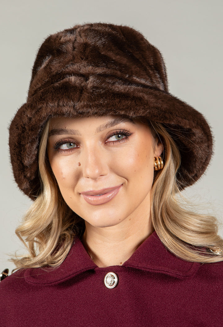 Faux Fur Bucket Hat