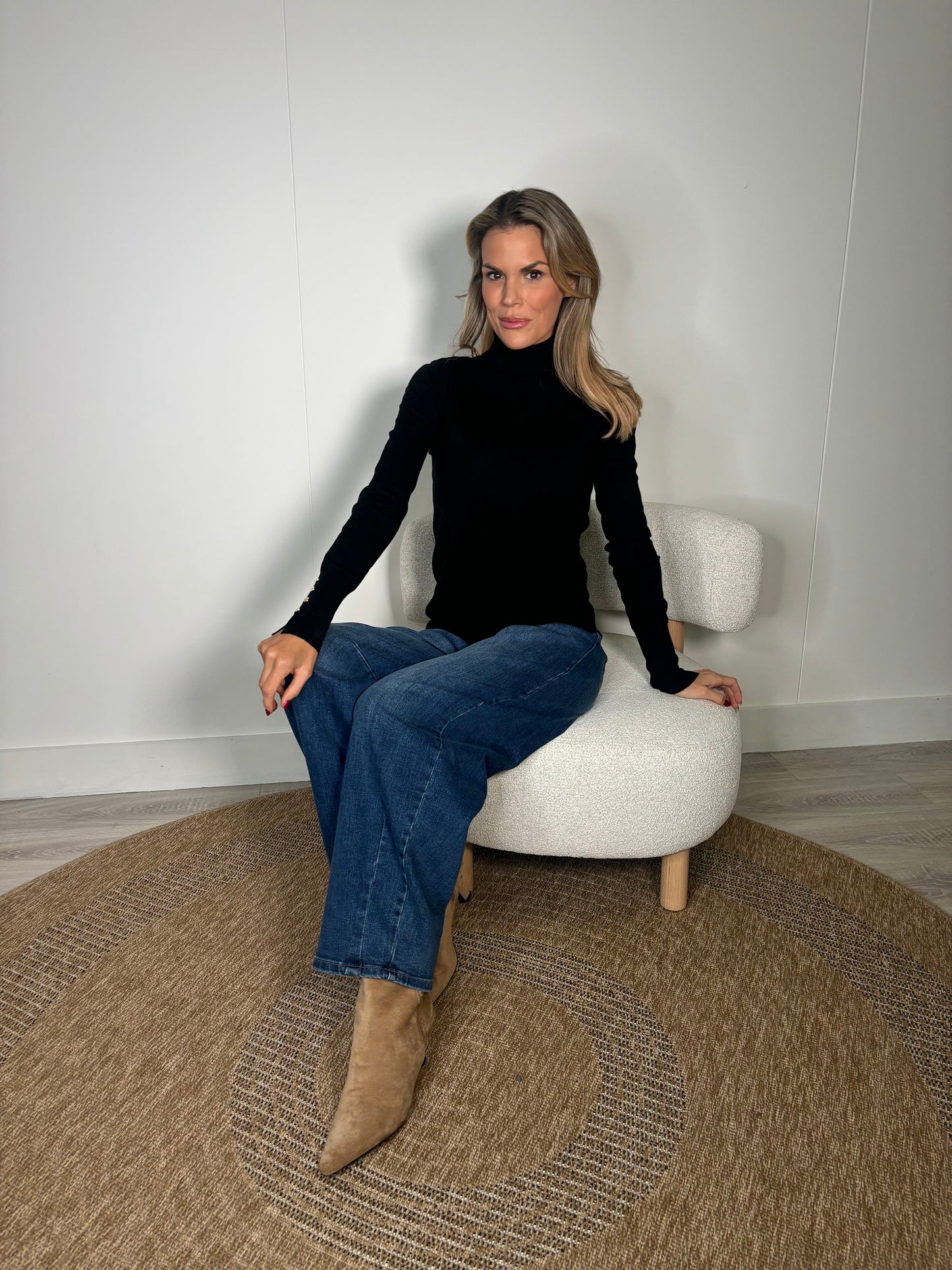 Soft Touch Roll Neck Knit Jumper