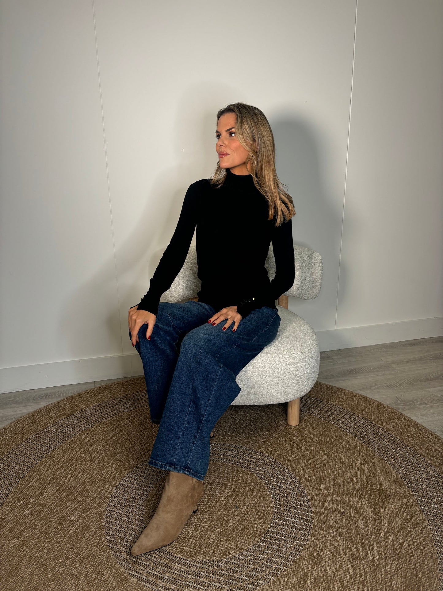 Soft Touch Roll Neck Knit Jumper