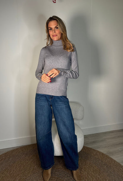 Soft Touch Roll Neck Knit Jumper