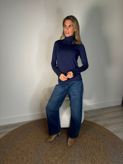 Soft Touch Roll Neck Knit Jumper