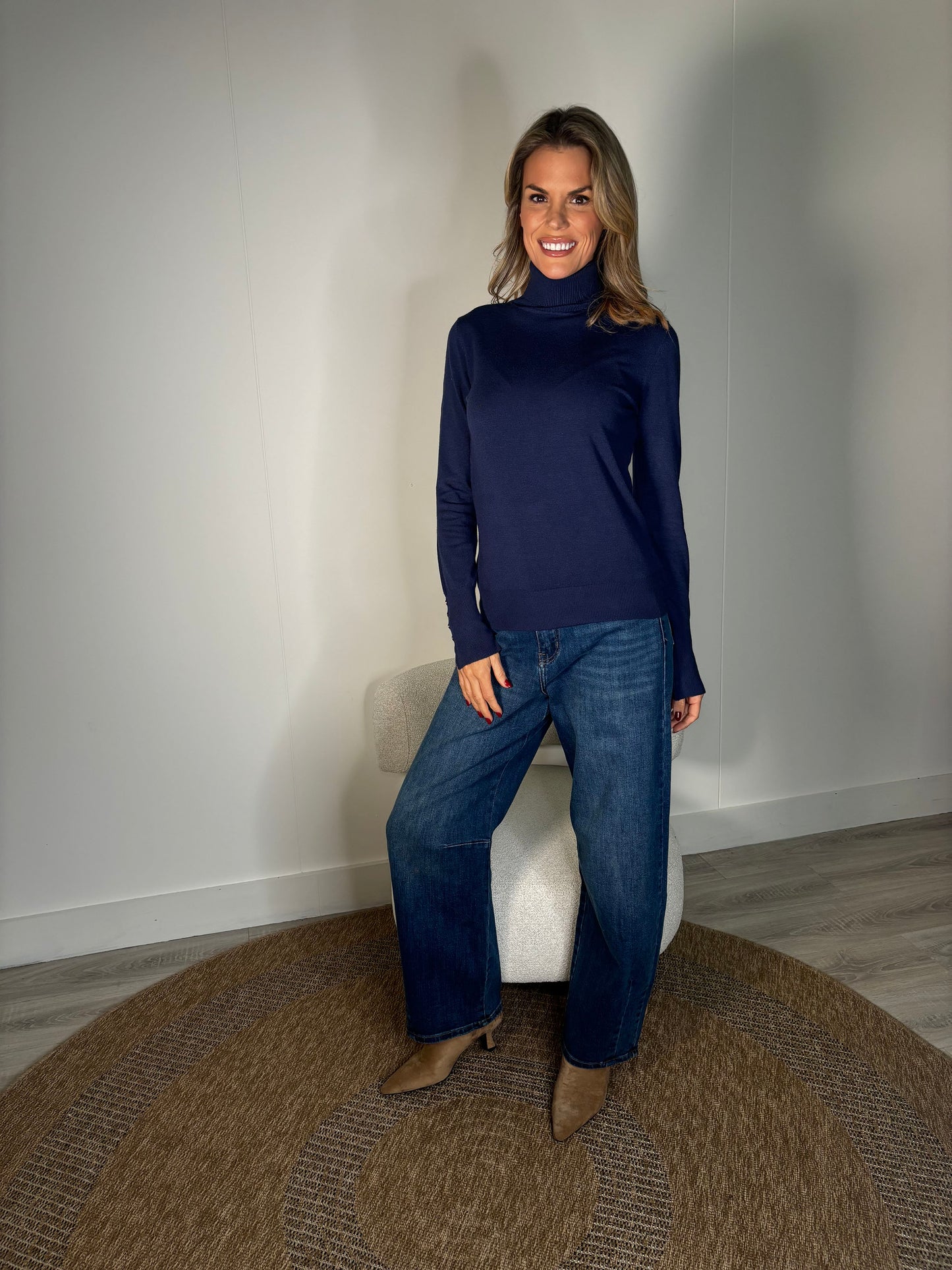 Soft Touch Roll Neck Knit Jumper