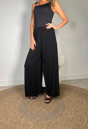 Diamante Wide Leg Trousers