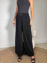 Diamante Gold Buckle Trousers