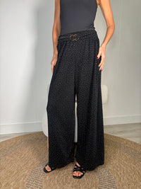 Diamante Gold Buckle Trousers