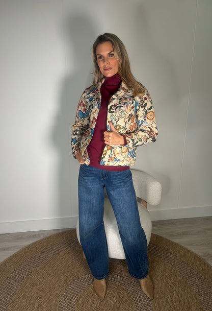 Tapestry Style Floral Jacket