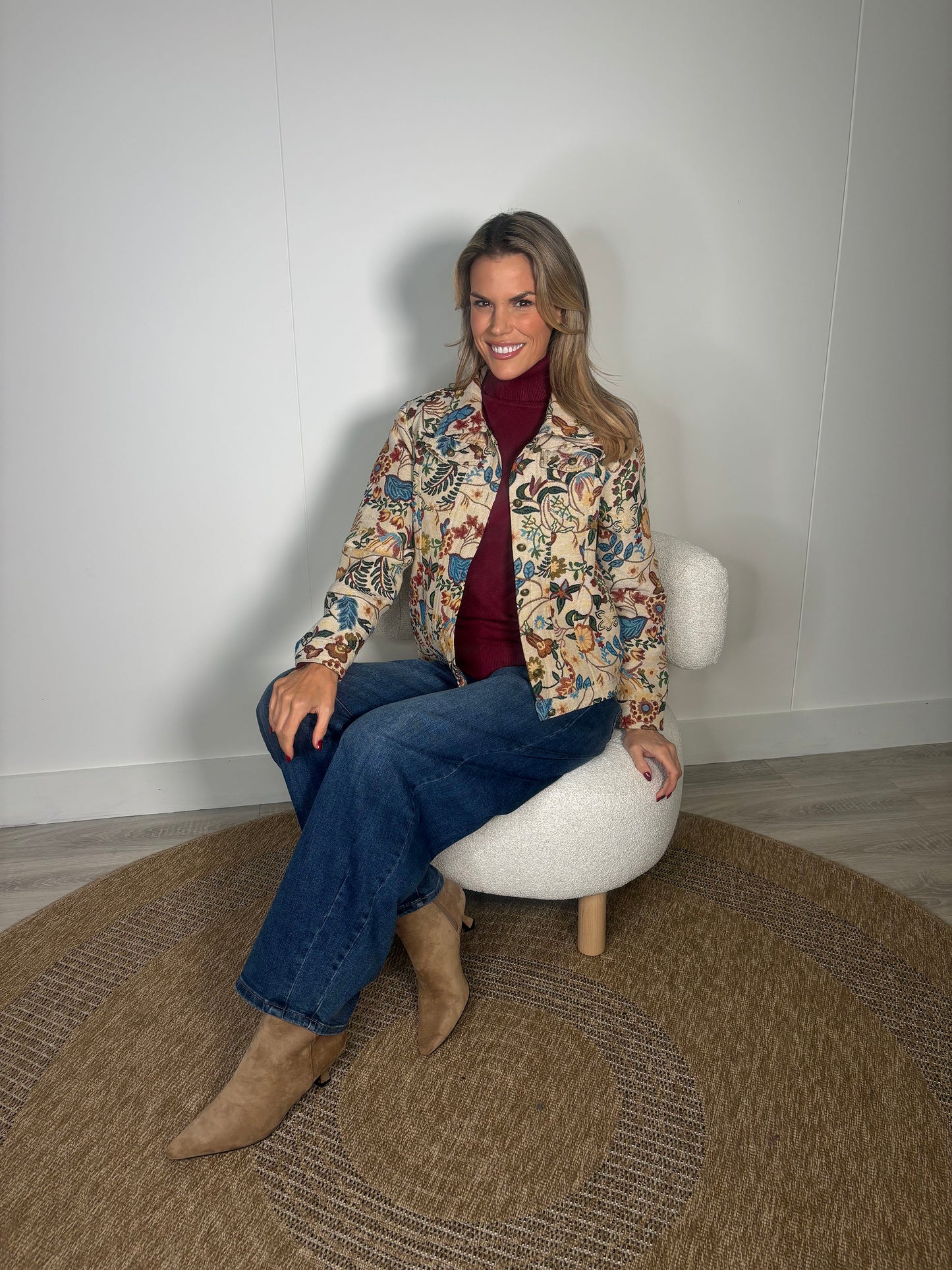 Tapestry Style Floral Jacket