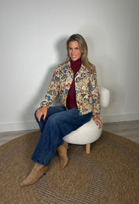 Tapestry Style Floral Jacket