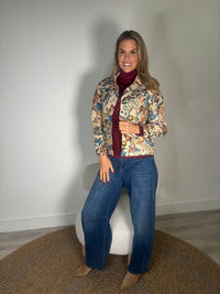 Tapestry Style Floral Jacket