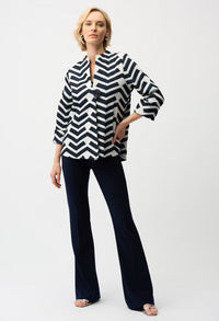 High-waisted Flare Trousers