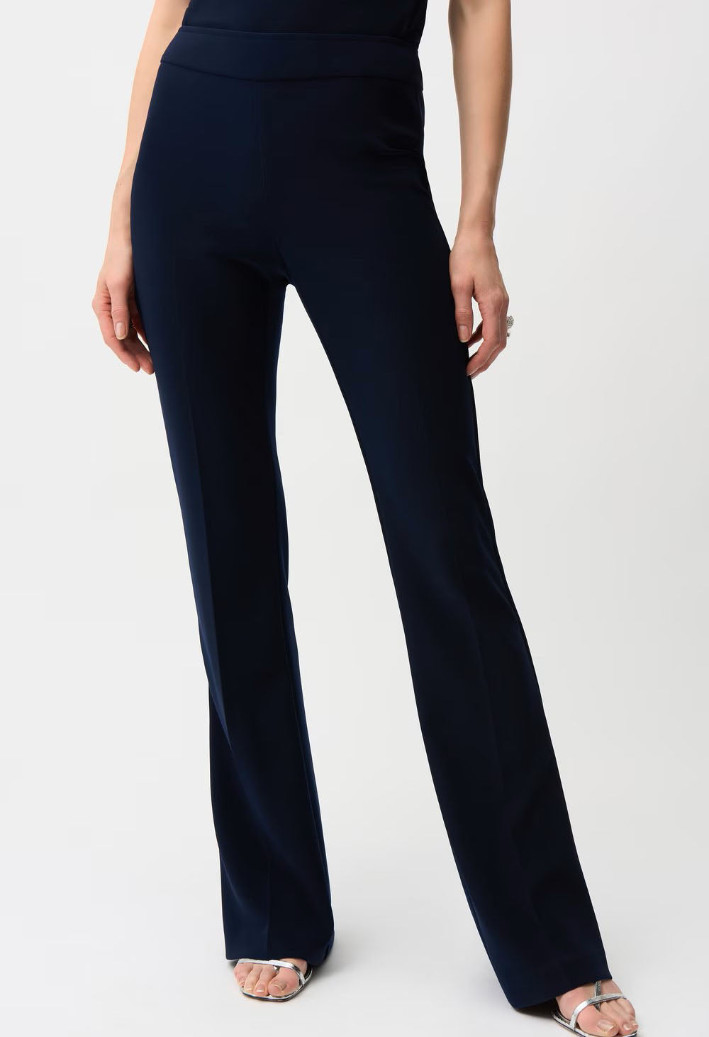 High-waisted Flare Trousers