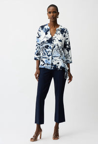 Floral V-Neck Blouse