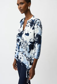 Floral V-Neck Blouse