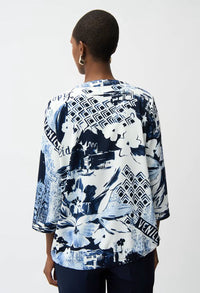 Floral V-Neck Blouse