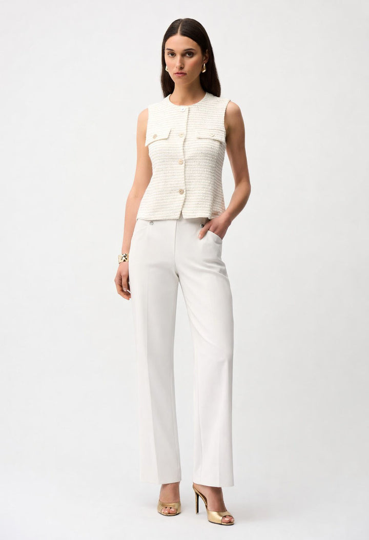 Formal Wide-leg Trousers