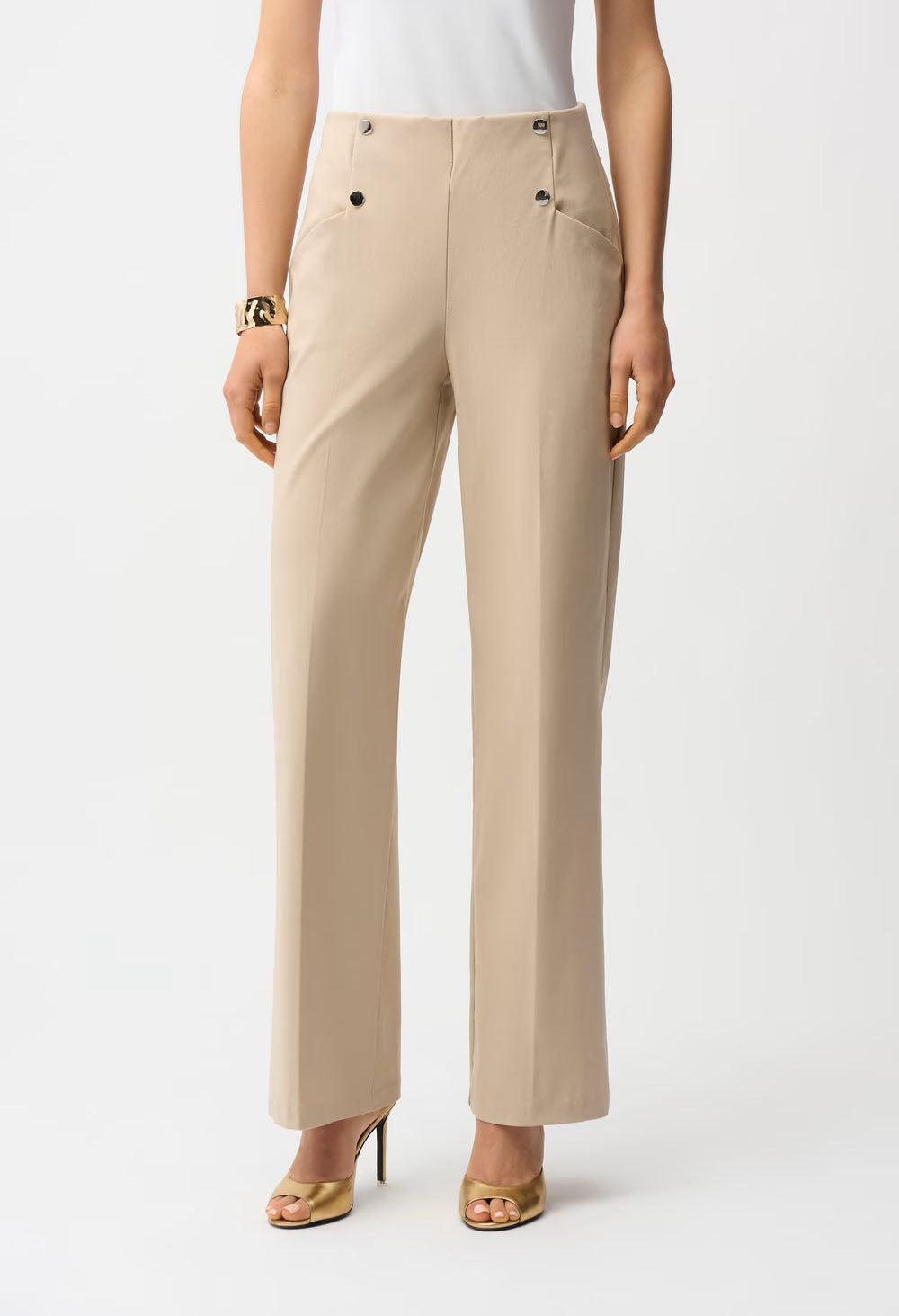 Formal Wide-leg Trousers