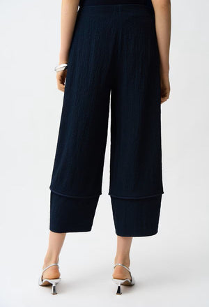 Cropped Wide-leg Trousers