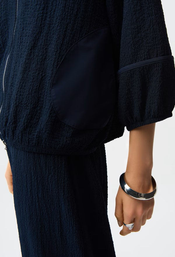 Casual Collared Zipper Jacket