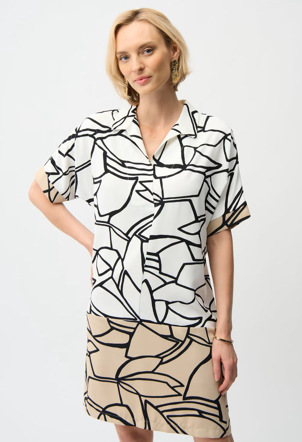 Geo Print Dress