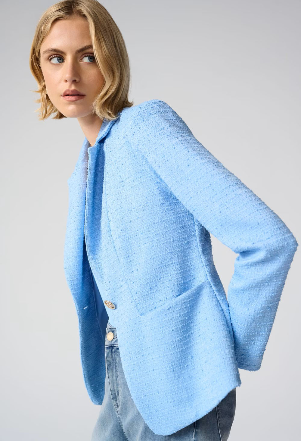 Formal Hip-length Blazer