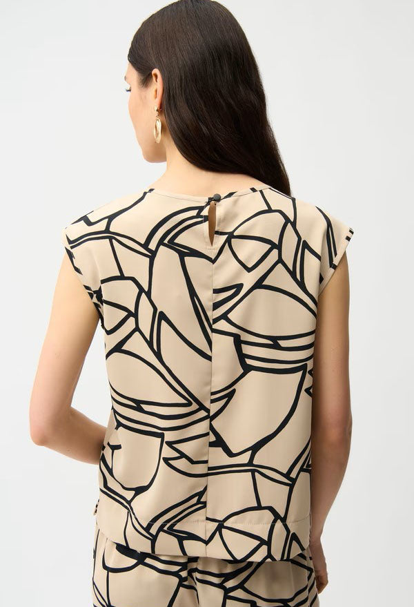 Sleeveless Floral Top