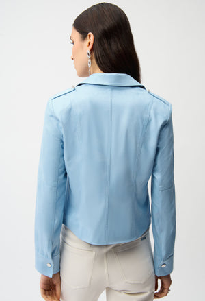 Zipper Closure Casual Jacket